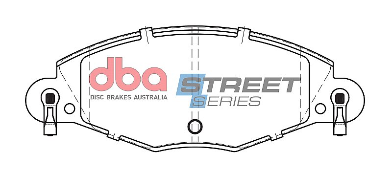 DBA Street Series Ceramic Brake Pads 168.8mm x 62.8mm DB2298SS - Front