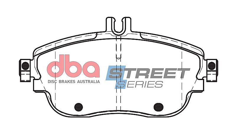 DBA Street Series Ceramic Brake Pads 143.8mm x 72.4mm DB2315SS - Front