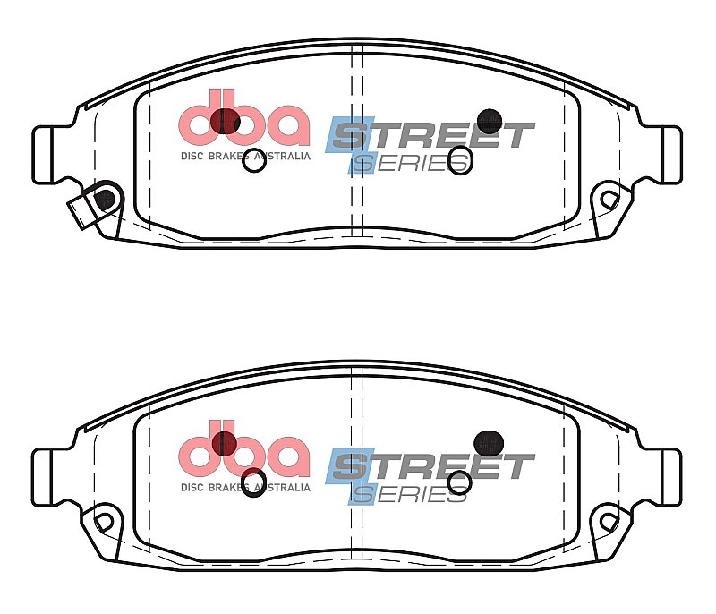 DBA Street Series Ceramic Brake Pads 176mm x 56.9mm DB2333SS - Front