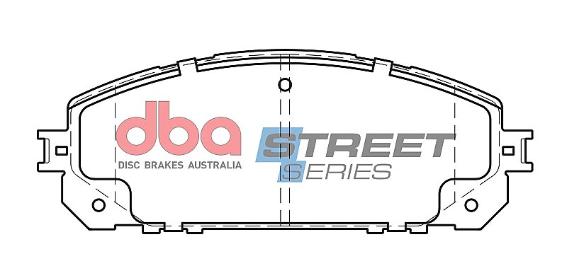 DBA Street Series Ceramic Brake Pads 167.1mm x 62mm DB2337SS - Front