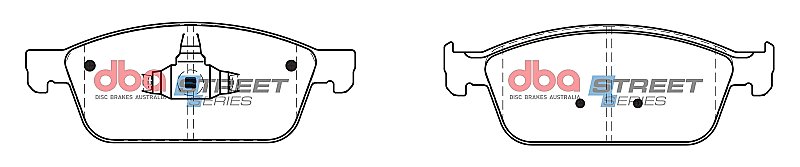 DBA Street Series Ceramic Brake Pads 179.7mm x 65.3mm DB2353SS - Front