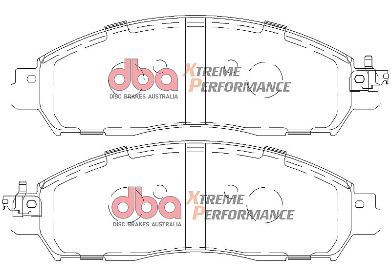 DBA Brake Kit - 4000 Series T3 Slotted & Xtreme Performance Brake Pads (2x DBA42332S + DB2374XP) DBA42332S-2374XP