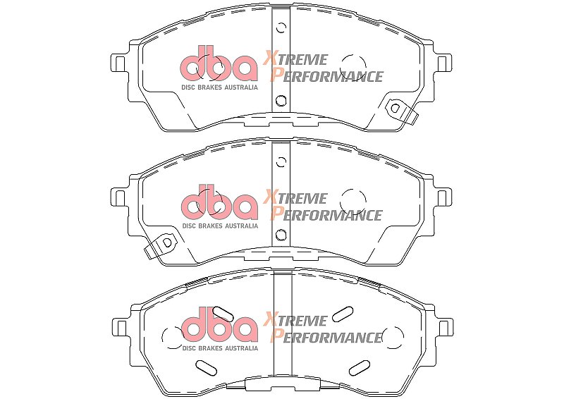 DBA Xtreme Performance Brake Pads 184.7mm x 70mm DB2379XP - Front