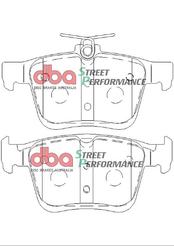 DBA Brake Kit - Street Series En-Shield Plain & Street Performance Brake Pads (2x DBA2809E + DB2384SP) DBA2809E-2384SP