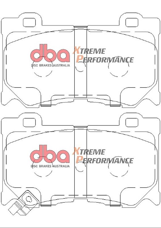 DBA Brake Kit - 5000 T3 Slotted & Xtreme Performance Brake Pads (2x DBA52314BLKS + DB2400XP) DBA52314BLKS-2400XP