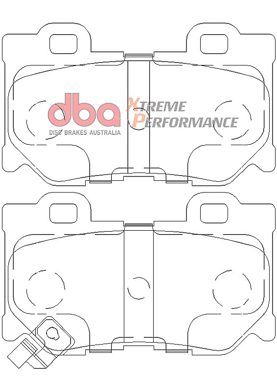 DBA Brake Kit - 4000 Series T3 Slotted & Xtreme Performance Brake Pads (2x DBA42315S + DB2401XP) DBA42315S-2401XP