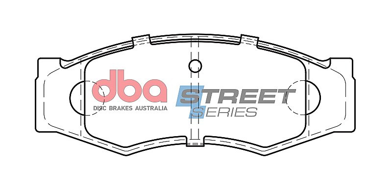 DBA Street Series Ceramic Brake Pads 130mm x 49.3mm DB340SS - Front