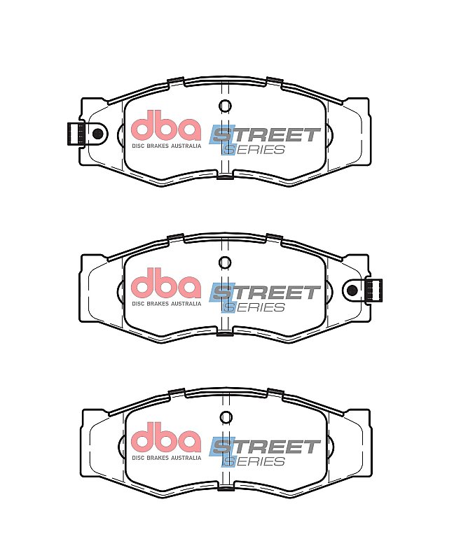 DBA Street Series Ceramic Brake Pads 130mm x 49.3mm DB382SS - Front