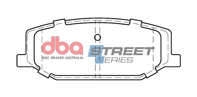 DBA Street Series Ceramic Brake Pads 110.3mm x 41.6mm DB403SS - Front