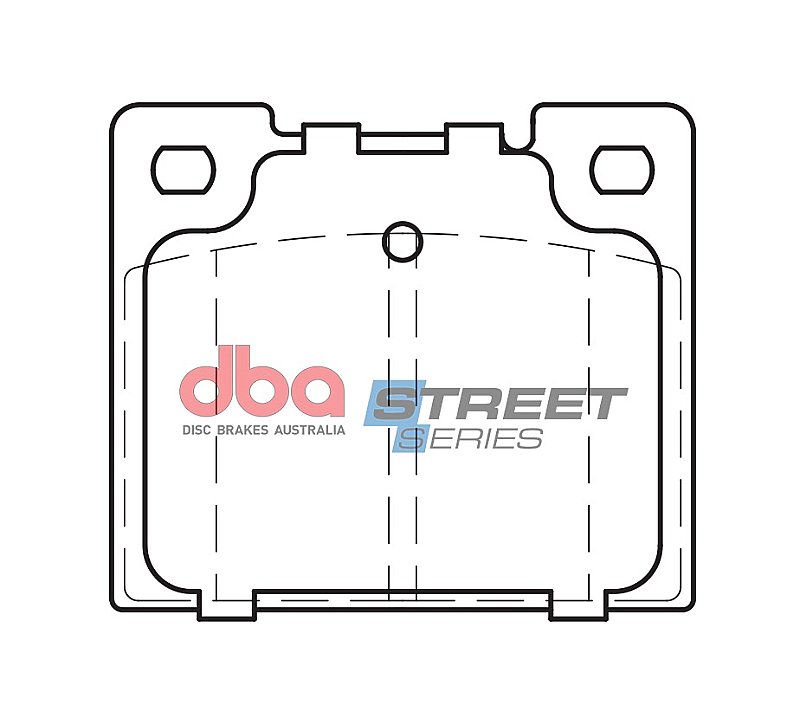DBA Street Series Ceramic Brake Pads 63.3mm x 55mm DB538SS - Front