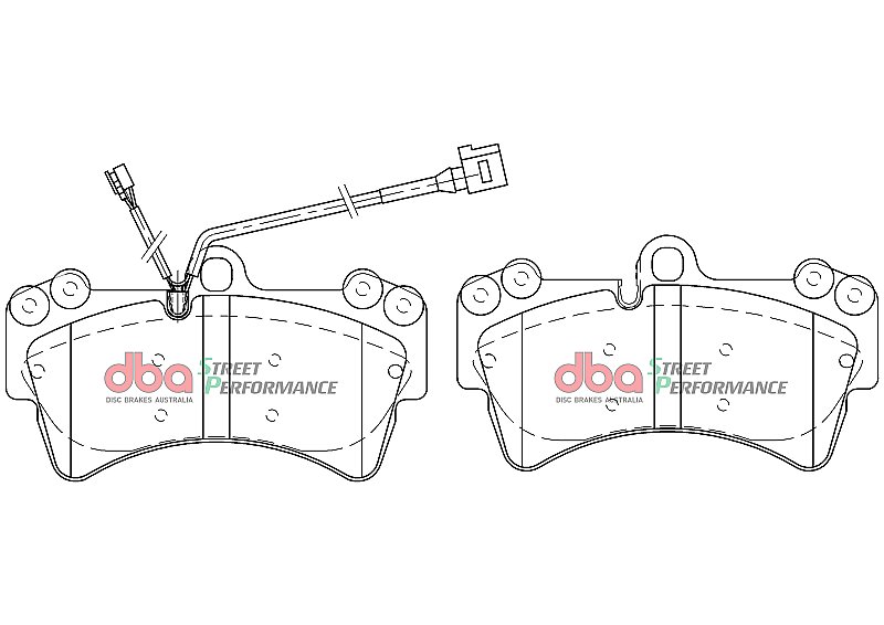 DBA Brake Kit - Street Series En-Shield Plain & Street Performance Brake Pads (2x DBA2246E + DB7878SP) DBA2246E-7878SP