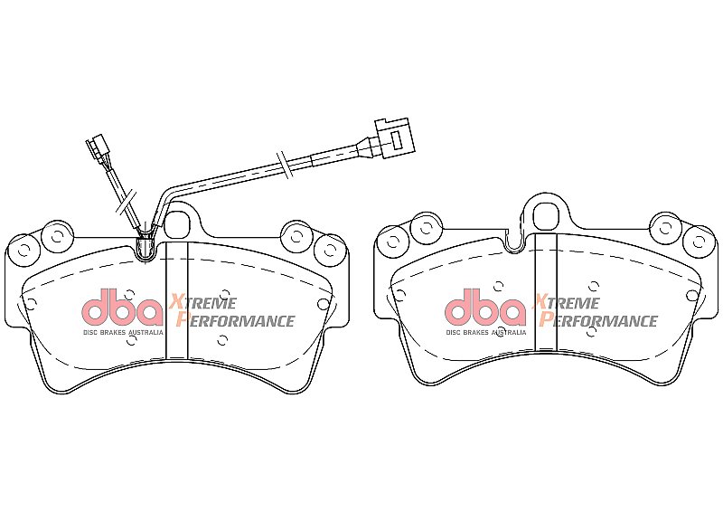 DBA Xtreme Performance Brake Pads 190.2mm x 106.5mm DB7878XP - Front