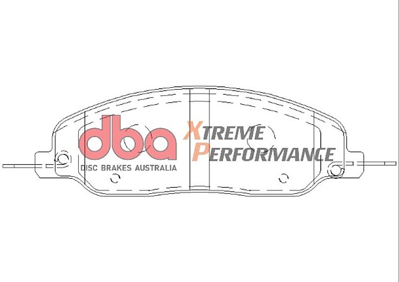 DBA Xtreme Performance Brake Pads 162.6mm x 54.8mm DB7986XP - Front