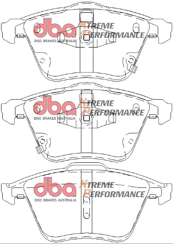 DBA Brake Kit - 4000 Series T3 Slotted & Xtreme Performance Brake Pads (2x DBA42960S + DB8304XP) DBA42960S-8304XP