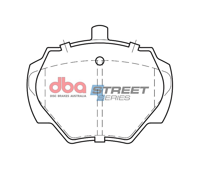 DBA Street Series Ceramic Brake Pads 88.7mm x 72mm DB843SS - Rear