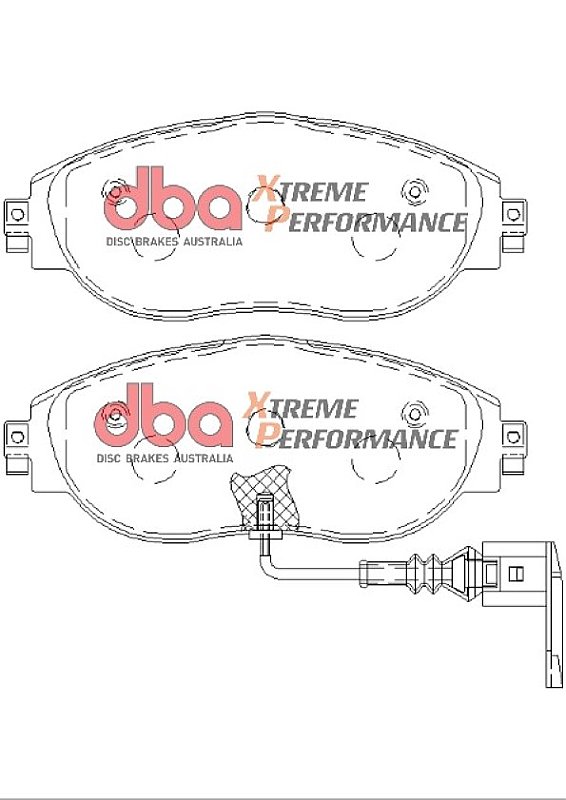 Front DBA Xtreme Pads to fit Audi S3 Quattro 8V