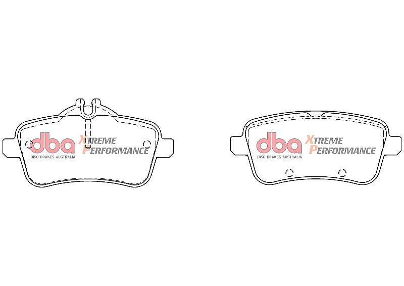 DBA Brake Kit - 4000 Series T3 Slotted & Xtreme Performance Brake Pads (2x DBA42699S + DB8880XP) DBA42699S-8880XP