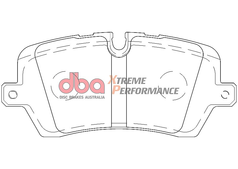 DBA Xtreme Performance Brake Pads 131.3mm x 58.4mm DB8919XP - Rear