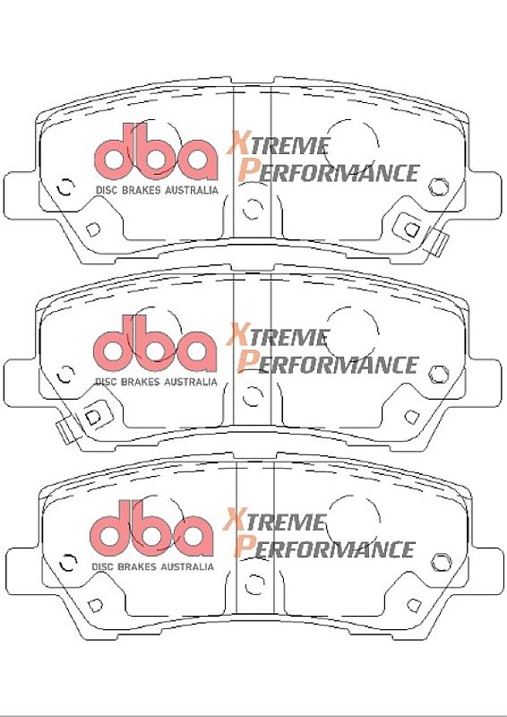 DBA Brake Kit - 4000 Series T3 Slotted & Xtreme Performance Brake Pads (2x DBA42165S + DB9022XP) DBA42165S-9022XP