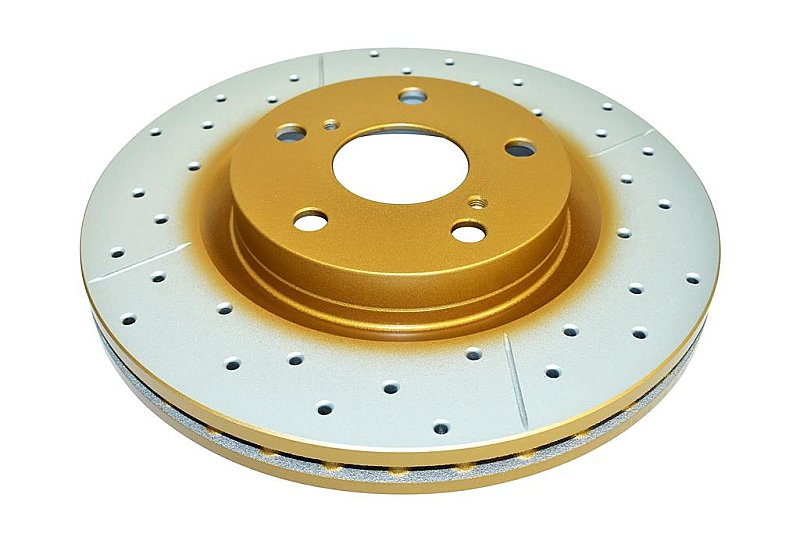 DBA Street Series En-Shield and X-GOLD Brake Disc 296mm x 28mm Kangaroo Paw DBA2709EX - Front