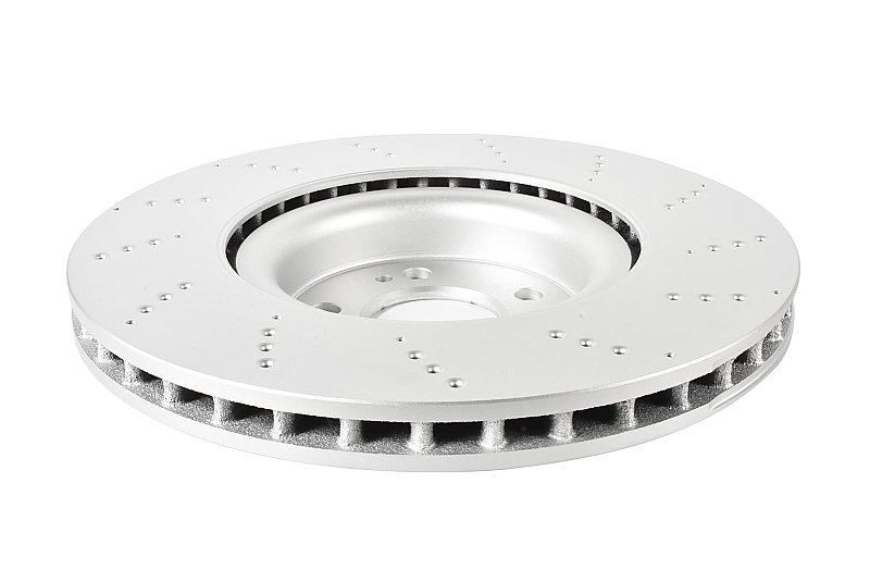 DBA Street Series En-Shield Drilled Brake Disc 350mm x 30mm Vented DBA3786OEX - Front