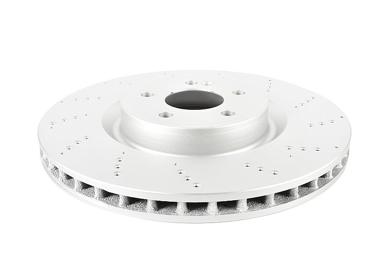 DBA Street Series En-Shield Drilled Brake Disc 350mm x 30mm Vented DBA3786OEX - Front