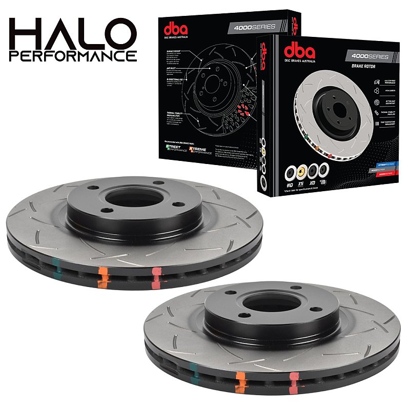 Ford Fiesta ST MK7 MK8 Front DBA T3 Grooved Brake Discs