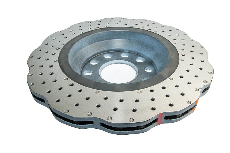 DBA 4000 series XD Brake Disc 310mm x 22mm Kangaroo Paw DBA42809WSLVXD - Rear