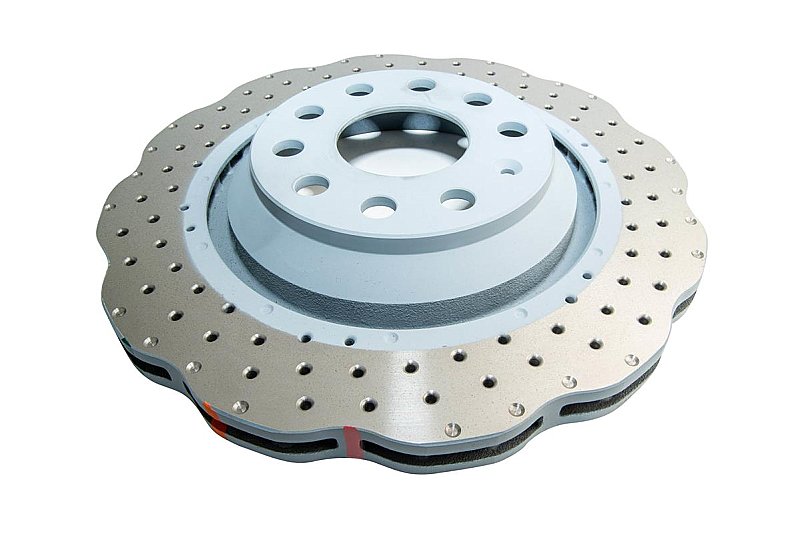 DBA 4000 series XD Brake Disc 310mm x 22mm Kangaroo Paw DBA42809WSLVXD - Rear