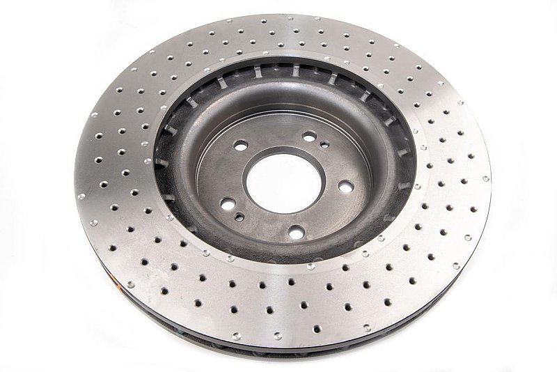 DBA disc brake 4000 series Drilled Brake Disc 350mm x 30mm Kangaroo Paw DBA43342XD - Front