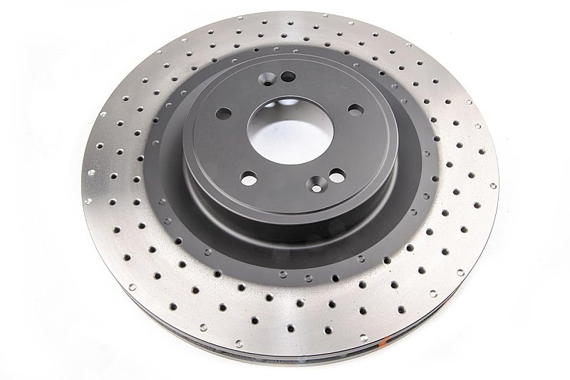 DBA disc brake 4000 series Drilled Brake Disc 350mm x 30mm Kangaroo Paw DBA43342XD - Front
