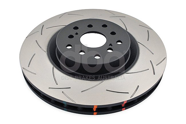 Front DBA Brake Discs 4000 Series T3 Slotted to fit Subaru Impreza WRX STi