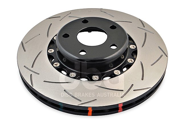 DBA 5000 series T3 Slotted Black Hat Brake Disc 295mm x 25mm Kangaroo Paw DBA5010BLKS - Front