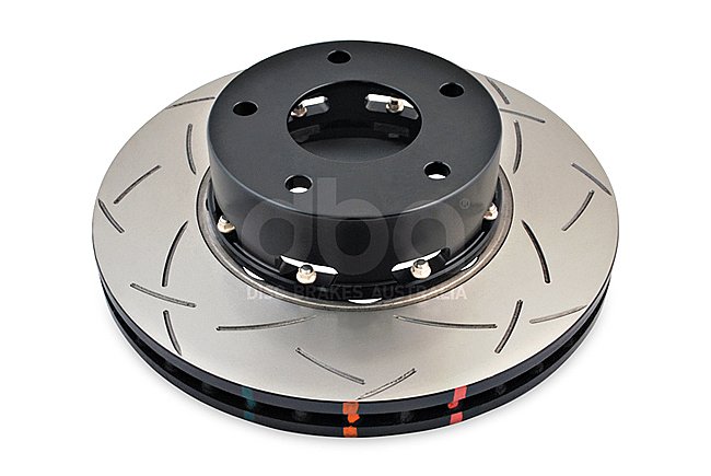 DBA 5000 series T3 Slotted Black Hat Brake Disc 296mm x 28mm Kangaroo Paw DBA5040BLKS