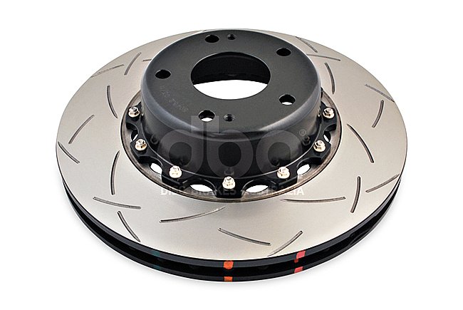DBA 5000 series T3 Slotted Black Hat Brake Disc Kangaroo Paw DBA5046BLKS