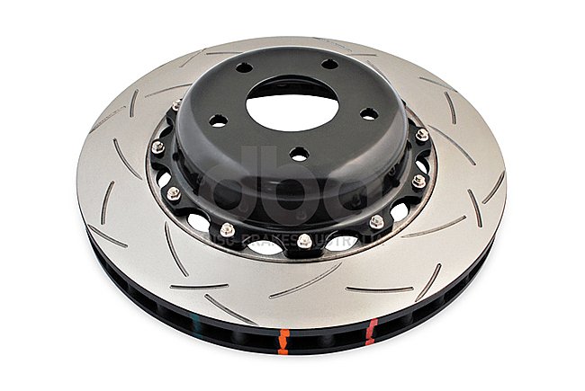 DBA 5000 series T3 Slotted Black Hat Brake Disc 350mm x 32mm Kangaroo Paw DBA52018BLKS