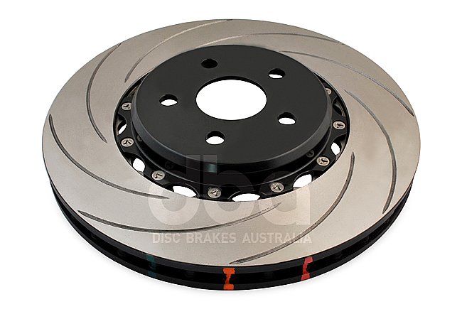 DBA 5000 series Curved Slotted Brake Disc 365mm x 32mm Kangaroo Paw DBA52030BLKCSL-8