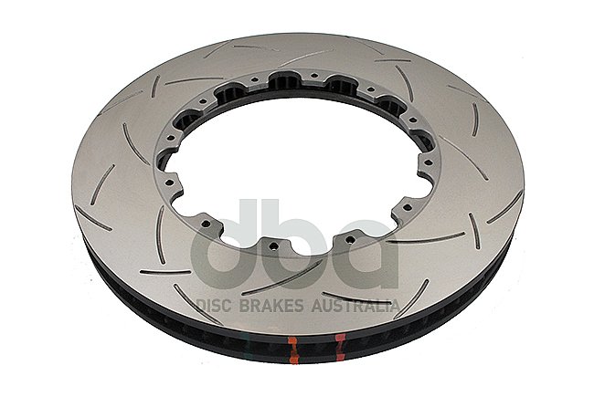 DBA 5000 series T3 Slotted Rotor Only Left Hand Brake Disc 390mm x 35.6mm 72 Curved Vanes DBA52068.1LS