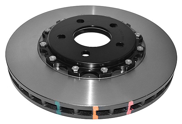DBA 5000 series Plain Surface Black Hat Brake Disc 296mm x 28mm Kangaroo Paw DBA5040BLK