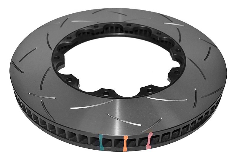 DBA 5000 series T3 Slotted Rotor Only Left Hand Brake Disc 370mm x 34mm 72 Curved Vanes DBA52770.1LS - Front
