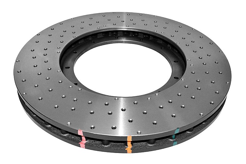 DBA 5000 series Crossed Drilled, Slotted & Dimpled Rotor Only Brake Disc 380mm x 36mm Kangaroo Paw DBA52774.1XD
