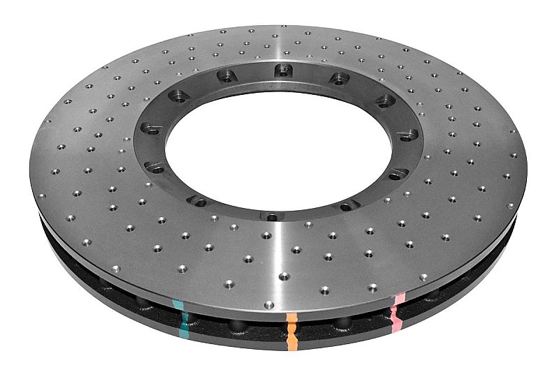 DBA 5000 series Crossed Drilled, Slotted & Dimpled Rotor Only Brake Disc 380mm x 36mm Kangaroo Paw DBA52774.1XD
