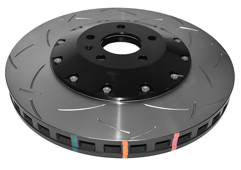 DBA 5000 series T3 Slotted Black Hat Brake Disc 385mm x 36mm Kangaroo Paw DBA52778BLKS - Front