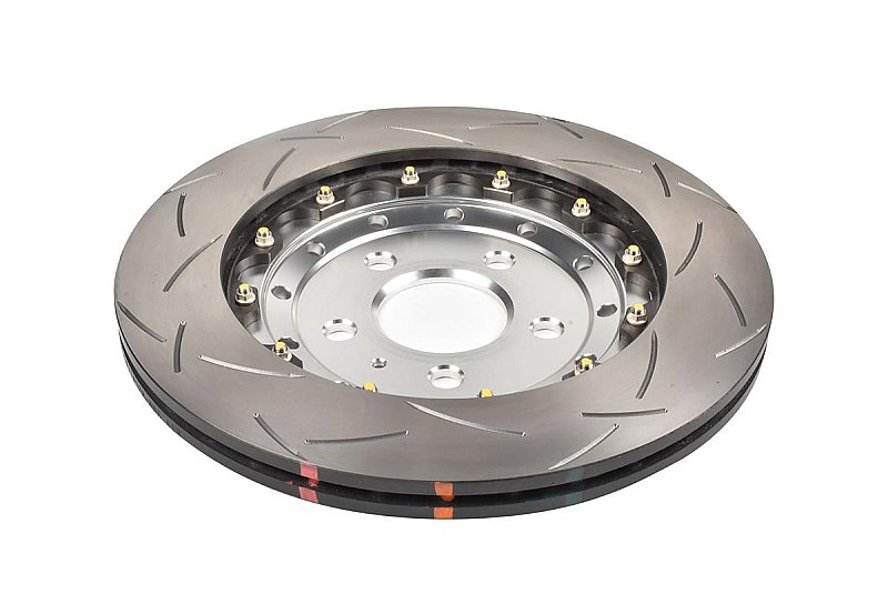 DBA 5000 series T3 Slotted Silver Hat Brake Disc 330mm x 22mm Kangaroo Paw DBA52835SLVS - Rear