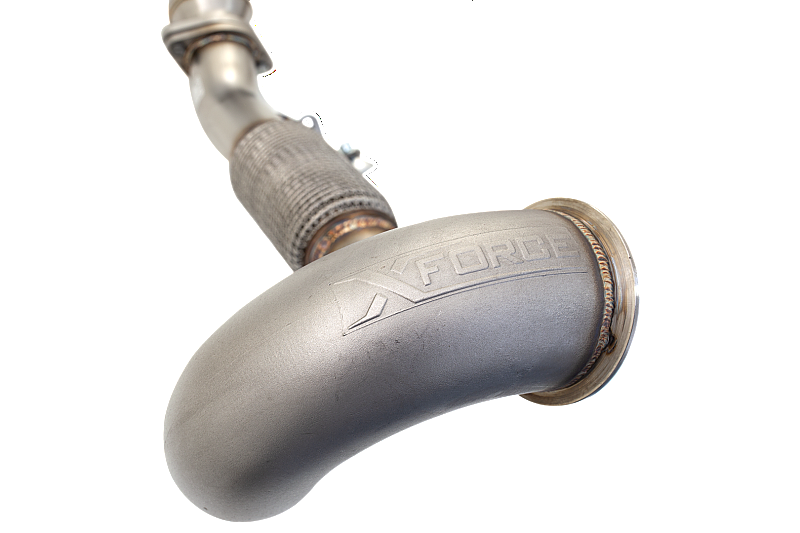 VW Golf R & Audi S3 Xforce High Flow Sport Cat Downpipe