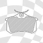 Clio RS MK4 Rear Ferodo DS2500 Brake Pads