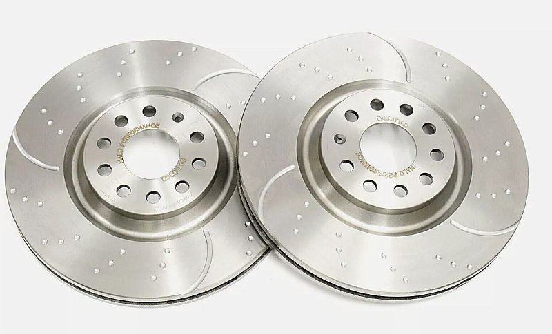 Front Brake Discs to fit Hyundai I30N Dimpled and Grooved
