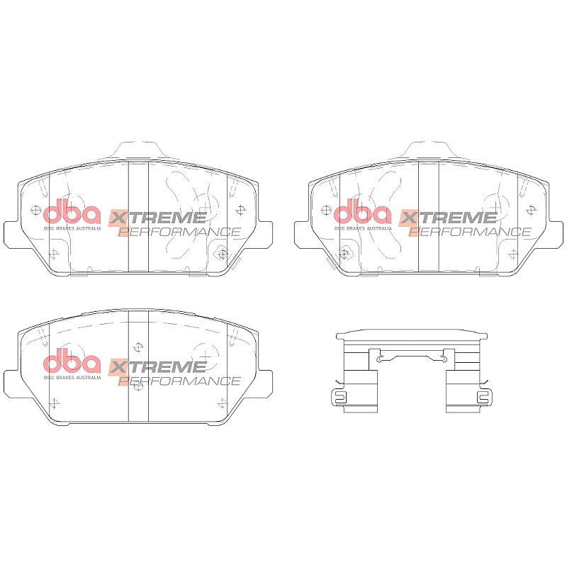 Front DBA Xtreme Brake Pads to fit Hyundai I30N 280PS