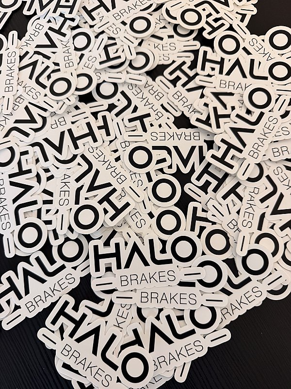 Halo Brakes Small Sticker