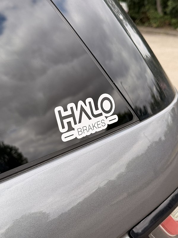 Halo Brakes Small Sticker
